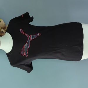 Puma Women's Fitted Short Sleeve T-shirt Sz M
